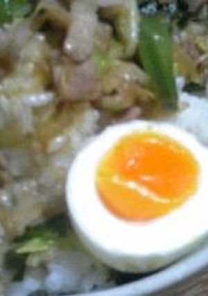 うまーい!残り野菜の豚丼-レシピのメイン写真