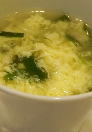 ふわふわニラ玉スープ-レシピのメイン写真