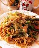 ☆春休みのお昼☆春キャベツ簡単焼きそば♪