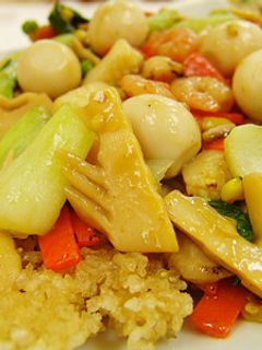 発芽玄米の海鮮おこげ-レシピのメイン写真