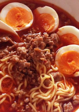 ズボラ辛担々麺ヽ(°ㅁ°)ﾉ-レシピのメイン写真
