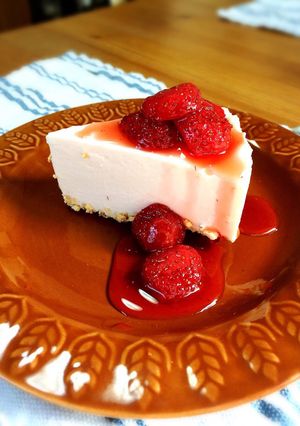 いちごのレアチーズケーキ-レシピのメイン写真