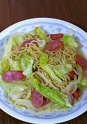 春キャベツの塩焼そば♪-レシピのメイン写真