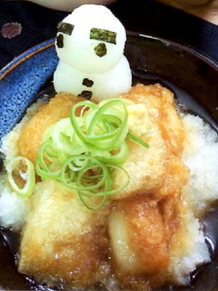 揚げだしもち~雪だるまつき~-レシピのメイン写真