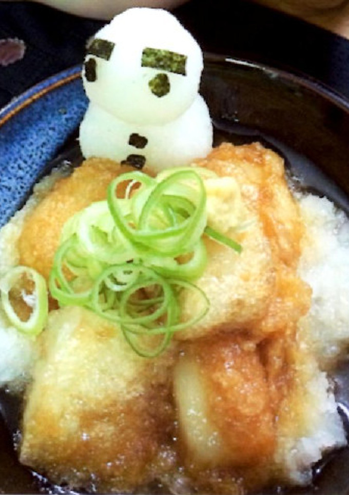 揚げだしもち～雪だるまつき～-レシピのメイン写真