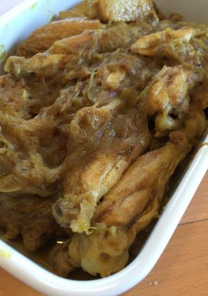 スパイシー☆手羽先のカレー煮込み-レシピのメイン写真
