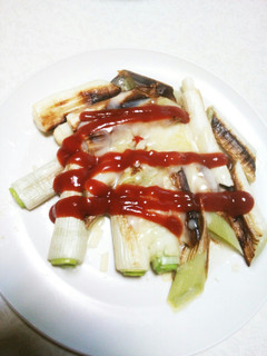焼きねぎチーズケチャップ-レシピのメイン写真