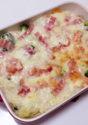 明太子と豆腐のとろろグラタン-レシピのメイン写真