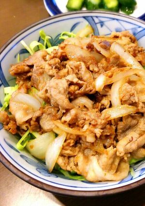 キッコーマン生姜焼きのたれで☆豚肉丼☆-レシピのメイン写真