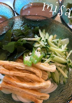 冷製☆味噌ダレうどん-レシピのメイン写真