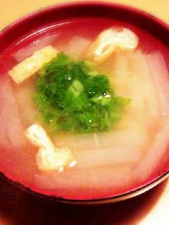 けっこうイケる♡『ふきのとう』の味噌汁!-レシピのメイン写真