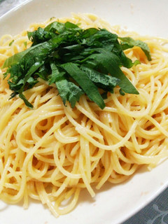 シソ香る★簡単たらこ風味パスタ-レシピのメイン写真