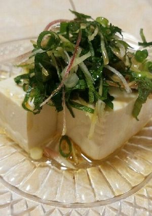 たっぷり香味野菜のせ冷や奴-レシピのメイン写真