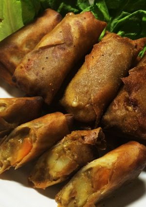 カレーリメイク春巻き-レシピのメイン写真