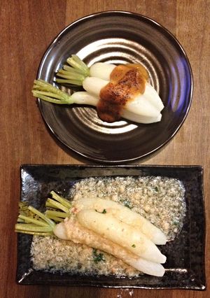 20日大根の味噌マヨかけと蟹缶あんかけ-レシピのメイン写真