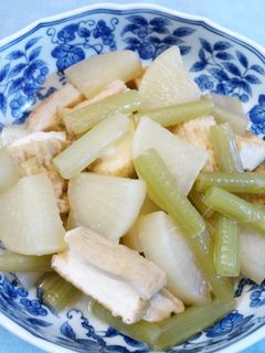 ♪ふきと大根と厚揚げの煮物♪-レシピのメイン写真