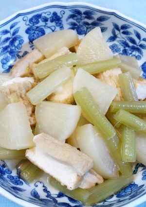 ♪ふきと大根と厚揚げの煮物♪-レシピのメイン写真