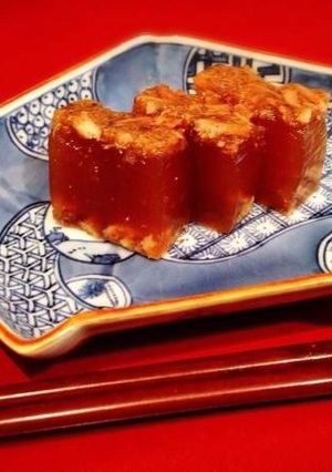手羽先煮物の残り汁でぷるぷる煮こごり♪-レシピのメイン写真
