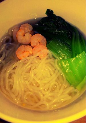しらたきと青梗菜の味噌スープ(生姜風味)-レシピのメイン写真