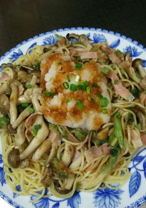 キノコと大根おろしのパスタ-レシピのメイン写真