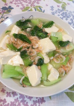 ♪桜えびとチンゲン菜のうまとろ豆腐♪-レシピのメイン写真