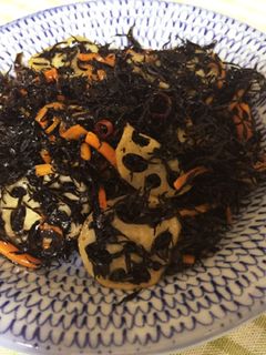 れんこんとひじきのきんぴら-レシピのメイン写真