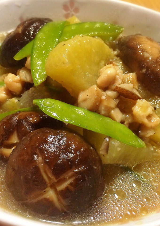 大根と鶏皮の塩麹煮-レシピのメイン写真