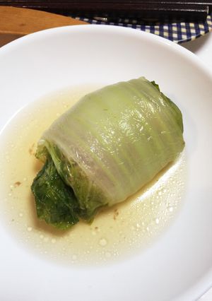 白菜と豚肉のくるくるロール-レシピのメイン写真