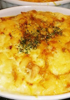 ミートスパグラタン-レシピのメイン写真