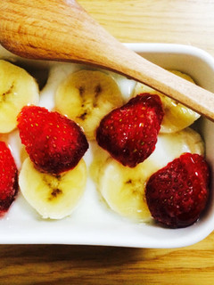 朝食☆いちごバナナヨーグルト-レシピのメイン写真