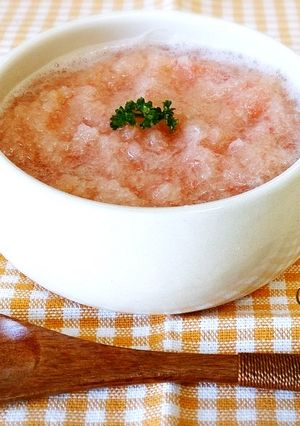 無塩料理☆大根とトマトの冷製スープ-レシピのメイン写真
