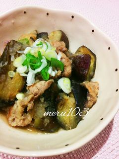 豚肉とナスのおろし煮-レシピのメイン写真