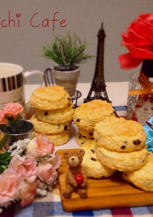 サクふわ♡チョコチップスコーン♪-レシピのメイン写真