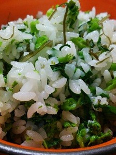 菜の花ご飯-レシピのメイン写真