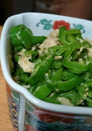 甘長とうがらしとツナのご飯のお供-レシピのメイン写真