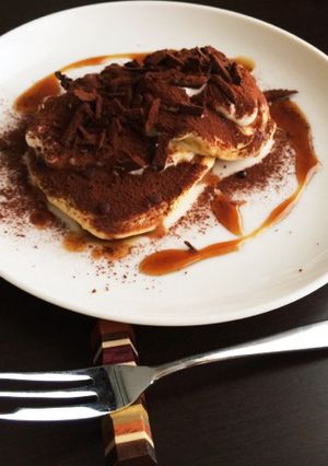 HMで贅沢ティラミスパンケーキ♡その①-レシピのメイン写真