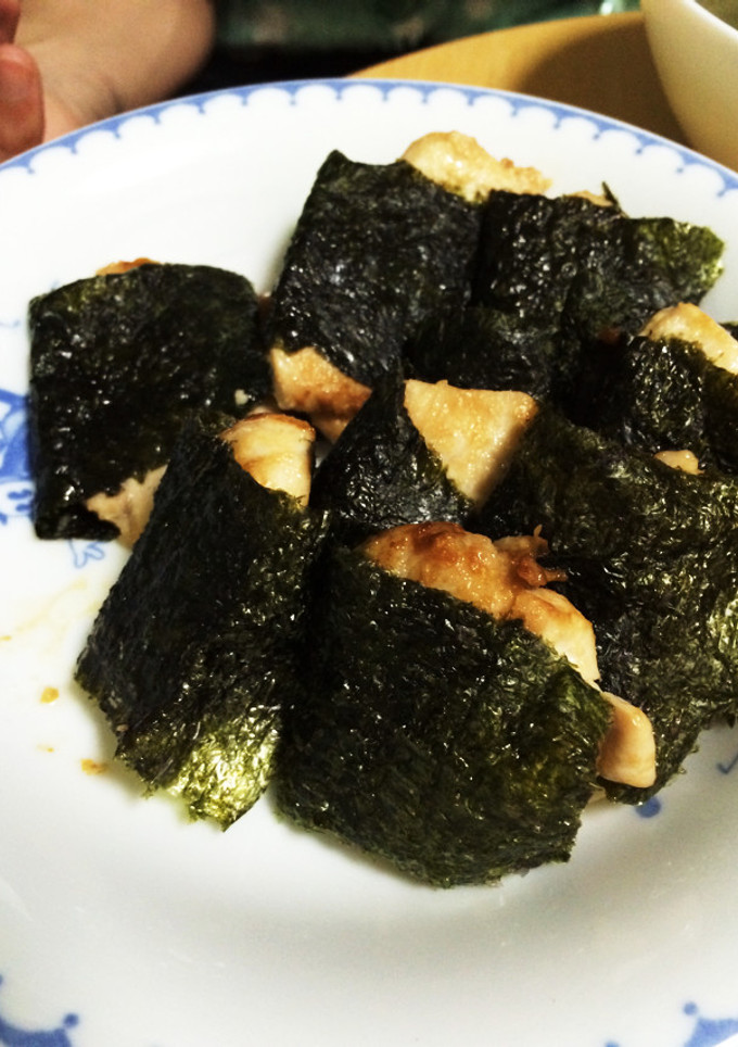 ちょー簡単☆鳥ムネ肉の磯辺焼き-レシピのメイン写真