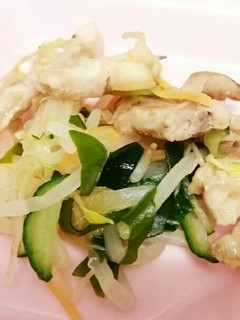 離乳食完了期*鶏ともやしのナムル-レシピのメイン写真