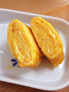 【お弁当】玉子1個で作るお弁当の玉子焼き-レシピのメイン写真