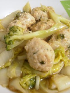 白菜と鶏団子のとろーん★甘酢炒め-レシピのメイン写真