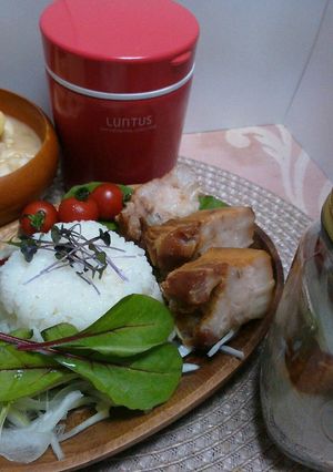 ジャーで作るお弁当とおみそ汁-レシピのメイン写真