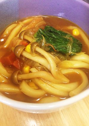 残りカレーのカレーうどん☆-レシピのメイン写真