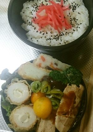 楽に毎日バランス弁当、九州の練り物。-レシピのメイン写真