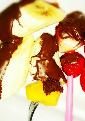 超簡単手軽にチョコフルーツフォンデュ!風-レシピのメイン写真