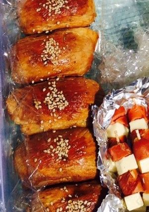 お花見 ピクニック 弁当 肉巻きおにぎり-レシピのメイン写真