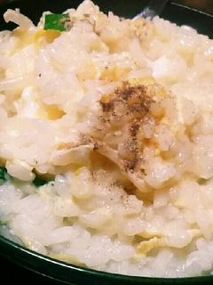 塩ラーメンの残りスープで!簡単リゾット!-レシピのメイン写真