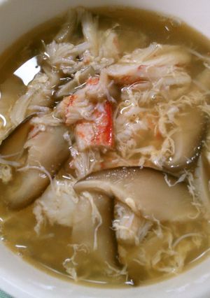 簡単　ランチに　カニと　卵の　中華スープ-レシピのメイン写真