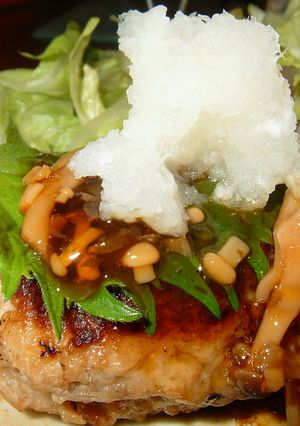 きのこたっぷりソースの和風ハンバーグ♪-レシピのメイン写真