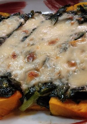 かぼちゃの♪にらチーズ焼き-レシピのメイン写真
