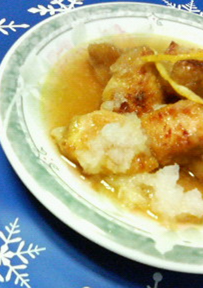 ふわとろささみの☆カレー風味おろし煮♪♪-レシピのメイン写真